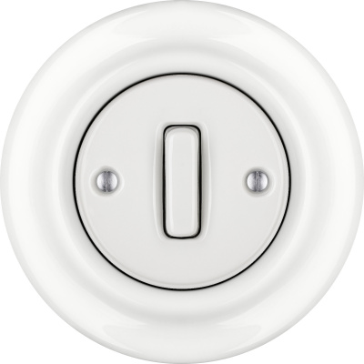 Interruptores de porcelana - un pulsador - SLIM () - ALBA | Katy Paty